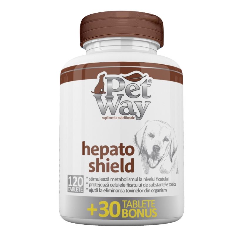 PetWay Hepato Shield, 120 tablete 120 imagine 2022