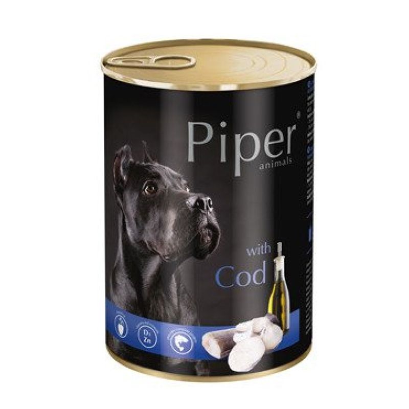 Piper Adult Dog, Cu Carne De Cod, 400 g 400
