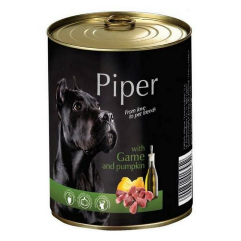Piper Adult Dog, Cu Carne De Vanat Si Dovleac, 800 g 800