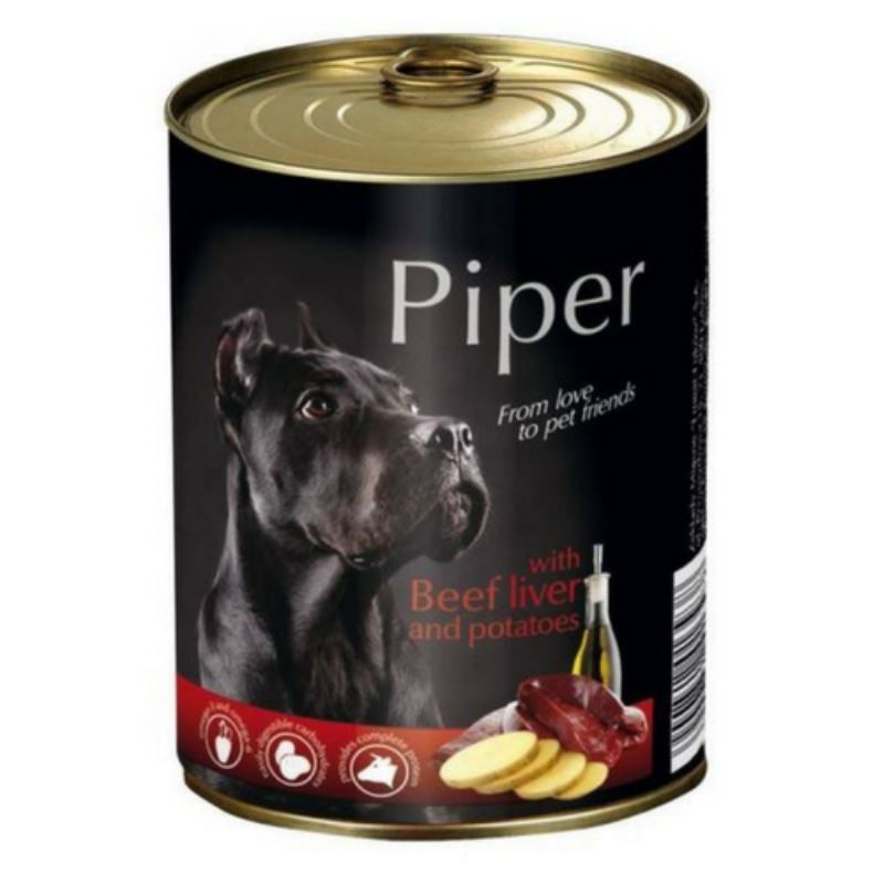 Piper Adult Dog, Cu Ficat De Vita Si Cartofi, 400 g 400