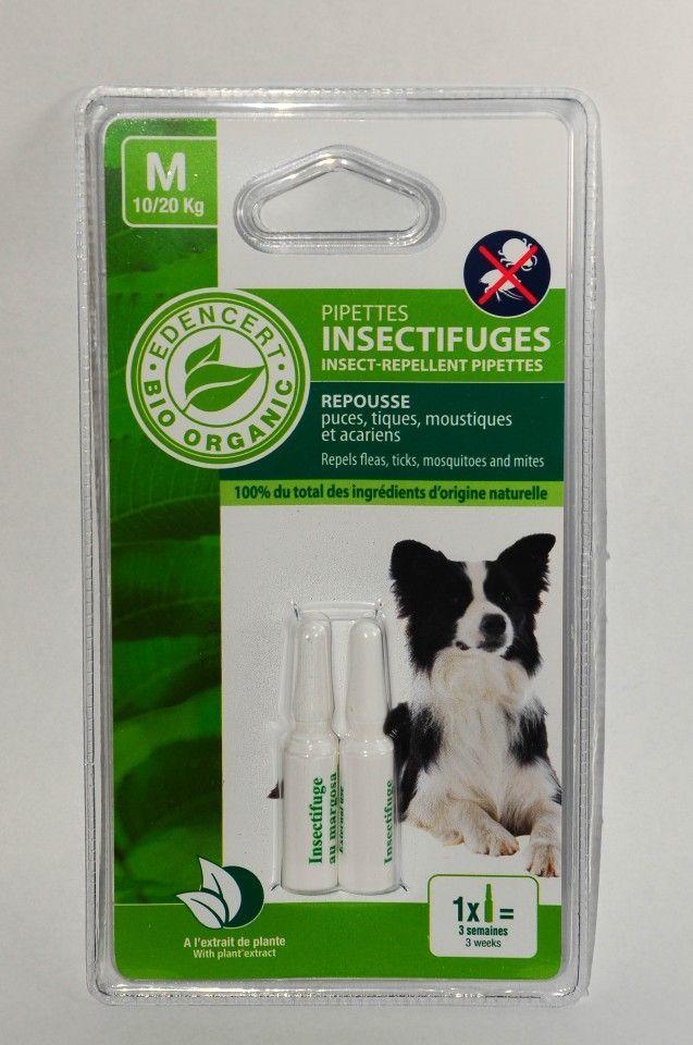 Pipeta Insectifuga BIO, Caini, 10-20 Kg, 2 X 1.5 Ml