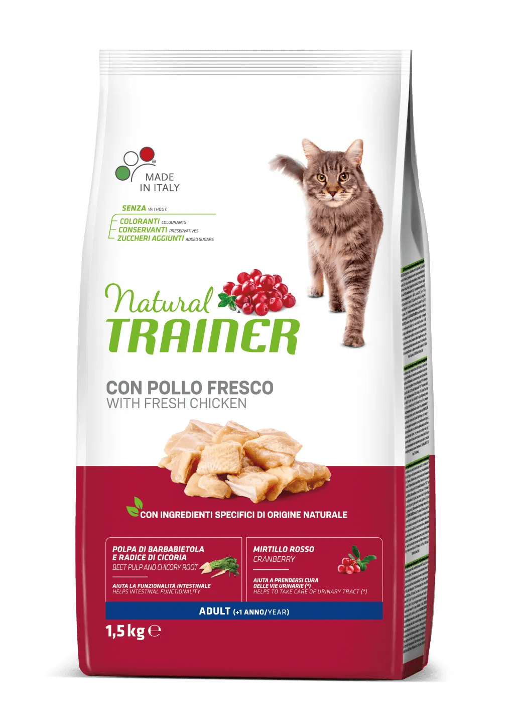 Natural Trainer, Pisica Adulta cu Pui, 1.5 kg