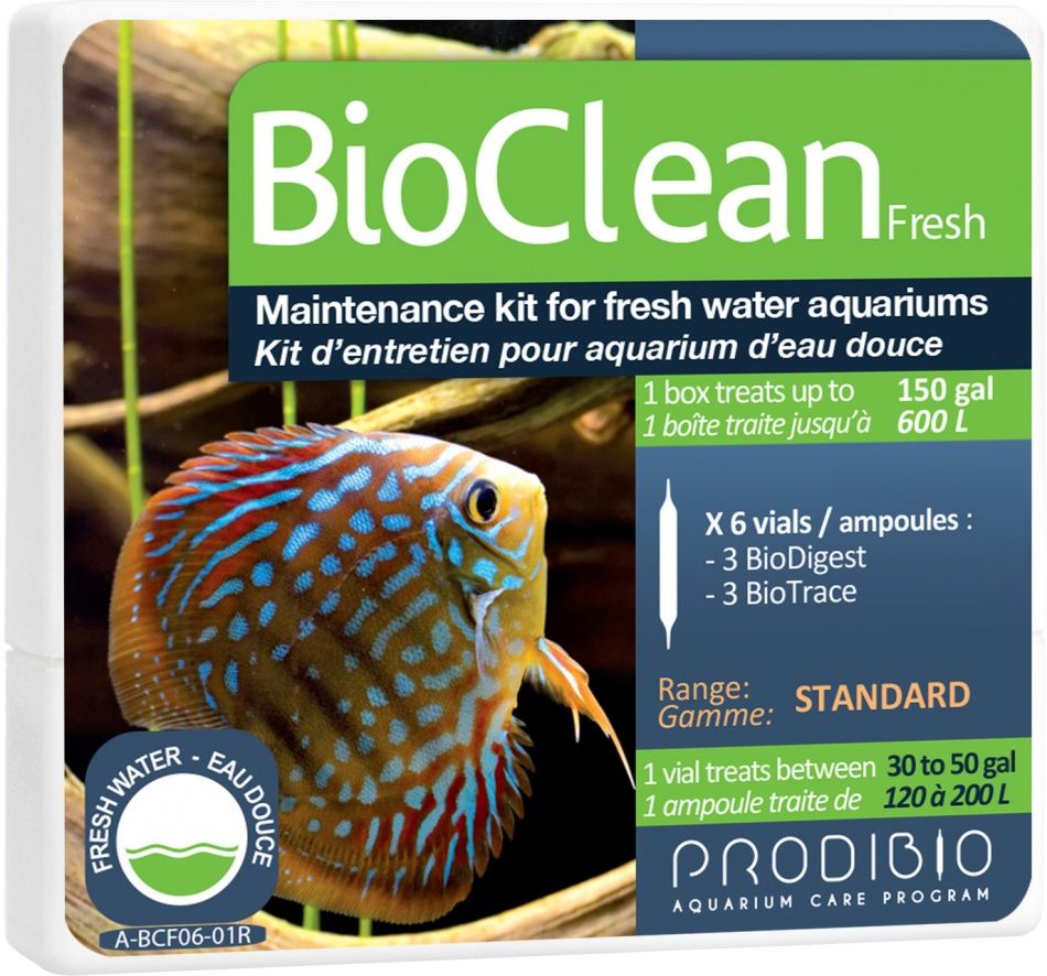 Prodibio Bio Clean apa dulce 6 fiole acvariu imagine 2022