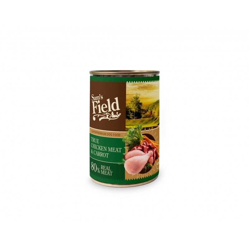 Sam\'s Field True Meat Chicken & Carrot, 400 g