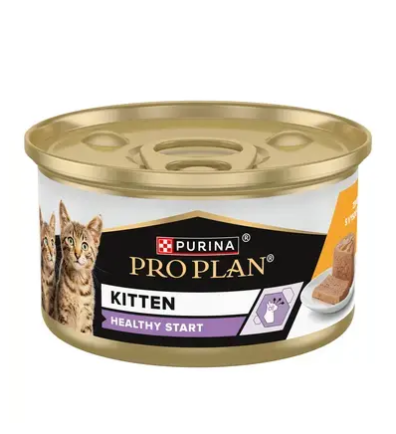 PURINA PRO PLAN Cat Wet Can, Healthy Start Kitten, 85 g