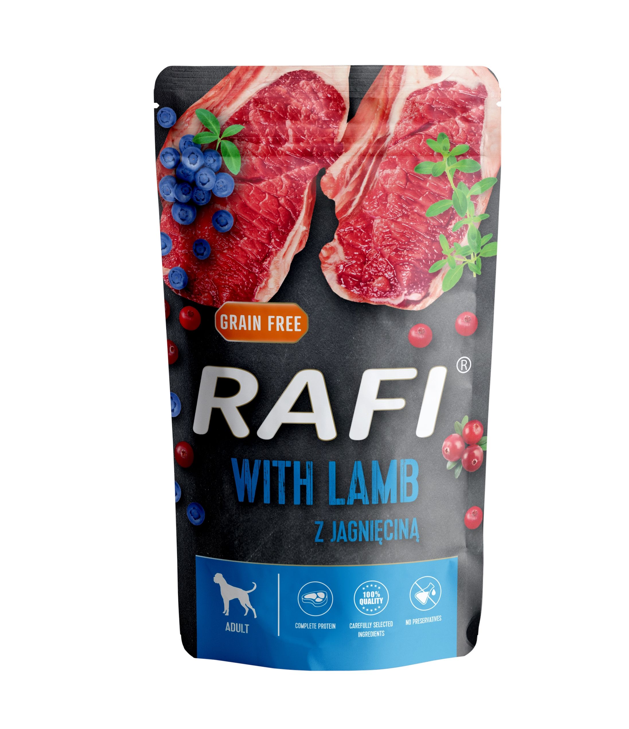Hrana Umeda Caini, Rafi Dog, Miel si Afine, 500 g