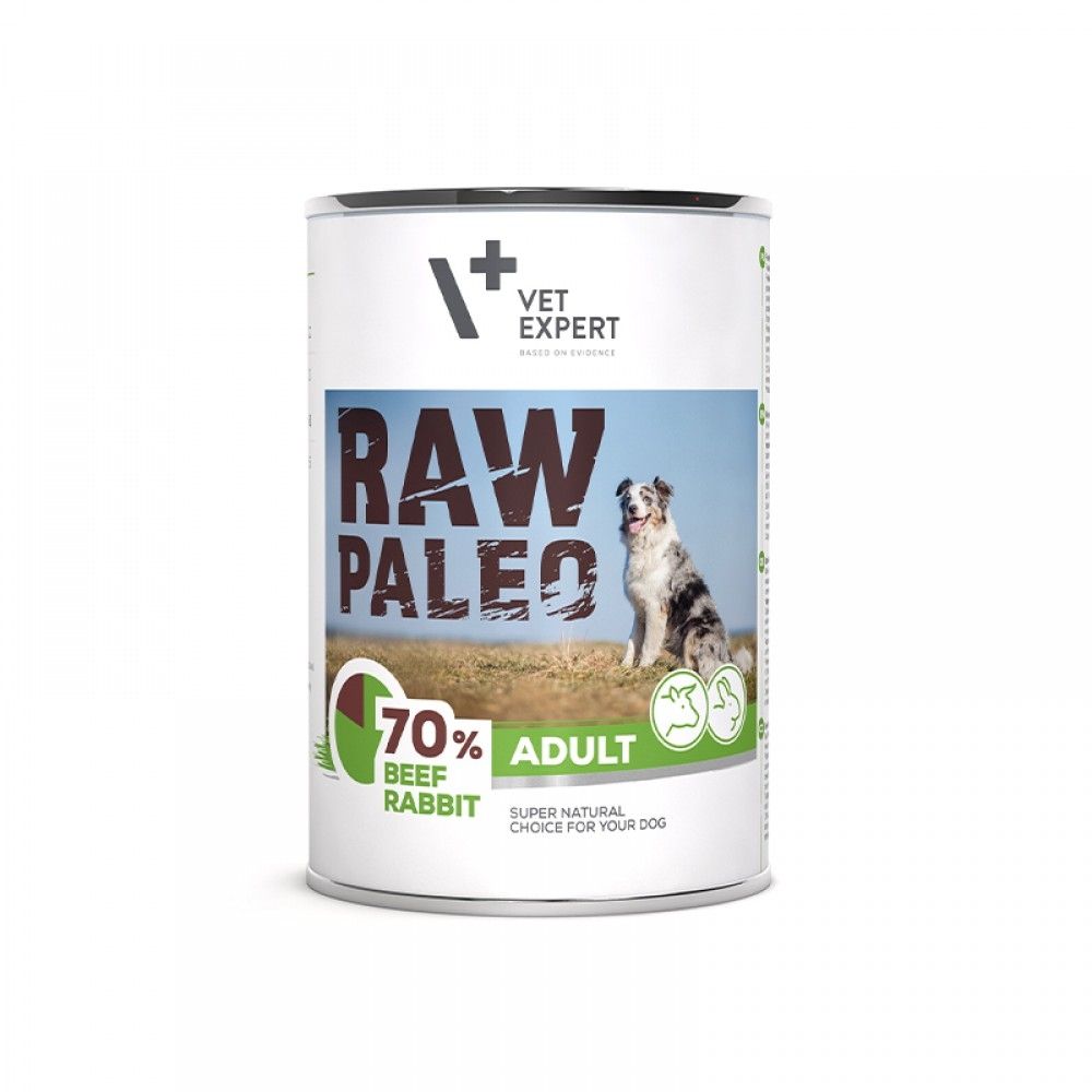 Raw Paleo Adult Dog Duo Protein, Vita & Iepure, 400 g 400 imagine 2022
