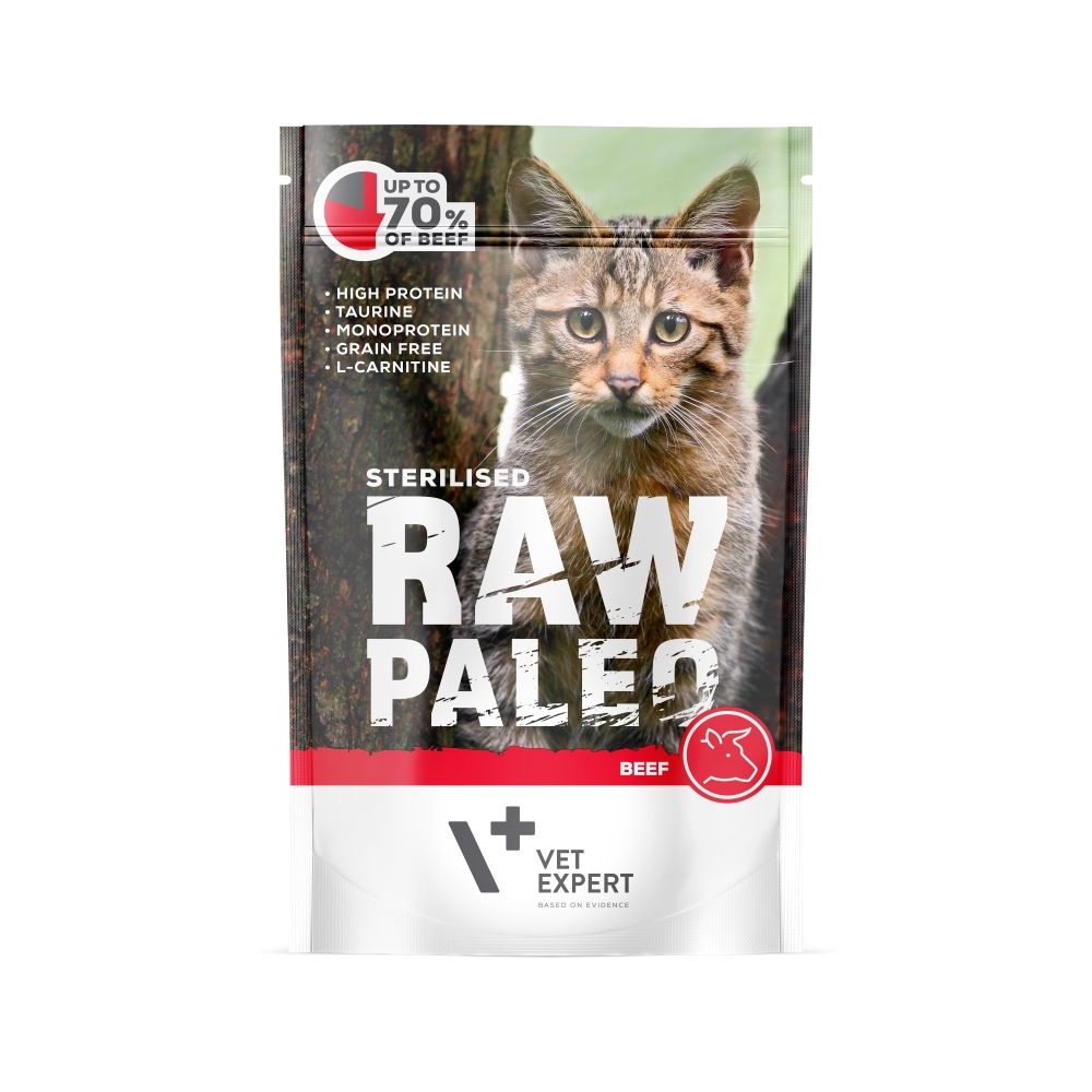 Raw Paleo Cat, Sterilised, Vita, 100 g 100