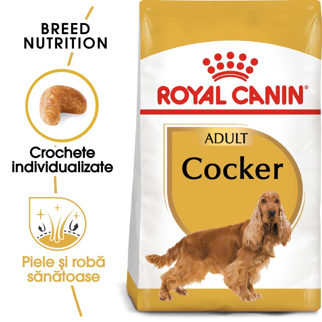 Royal Canin Cocker Adult hrana uscata caine, 3 kg Adult imagine 2022