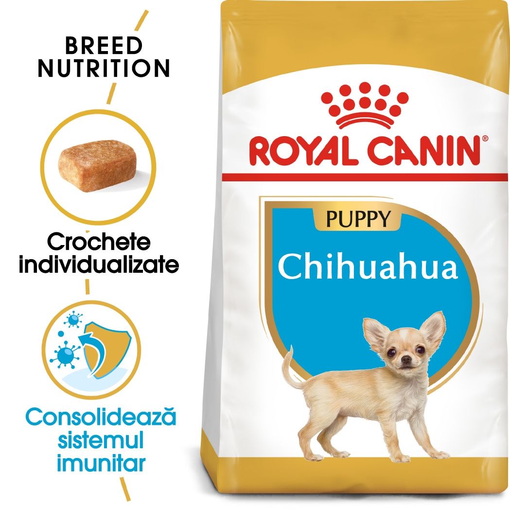 Royal Canin Chihuahua Puppy hrana uscata caine junior Caine imagine 2022