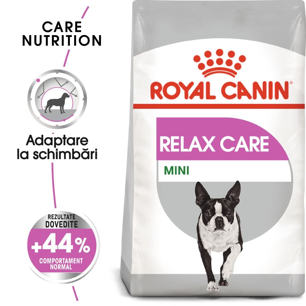 Royal Canin Mini Relax Care hrana uscata caini, pentru adaptarea la medii in schimbare, 1 kg