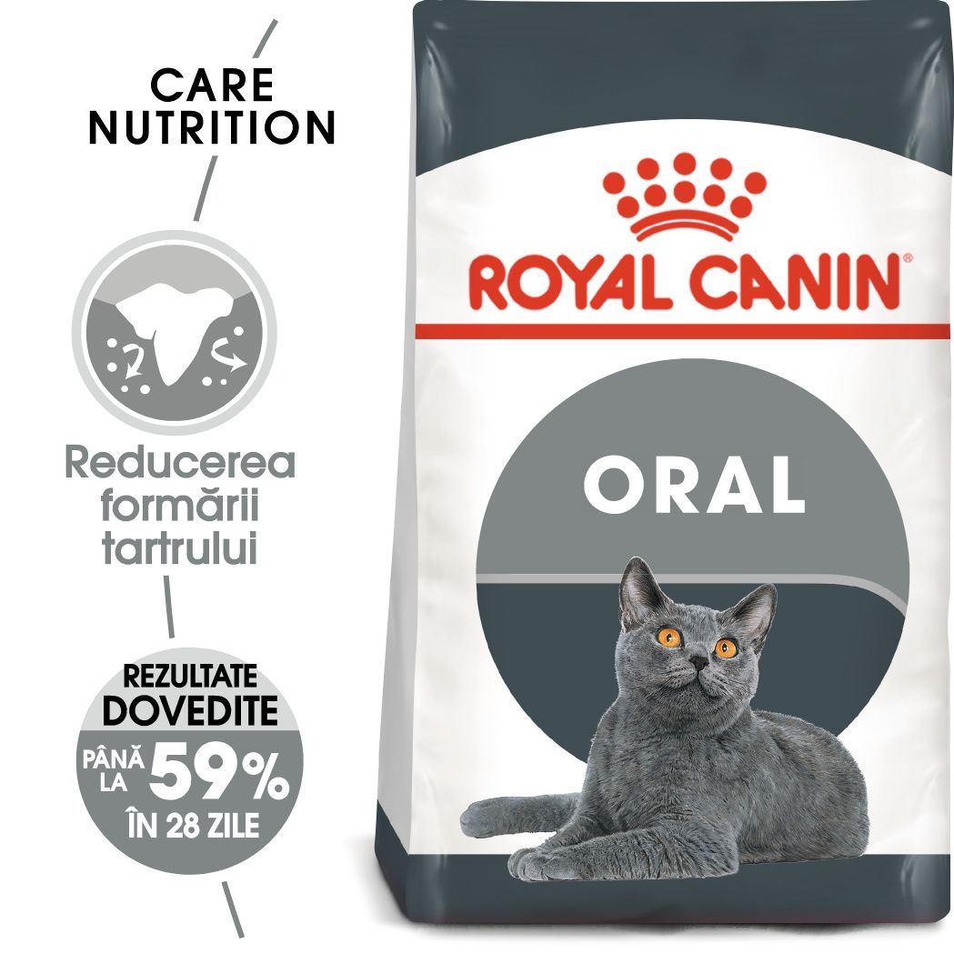 Royal Canin Oral Care Adult hrana uscata pisica, reducerea formarii tartrului Adult imagine 2022