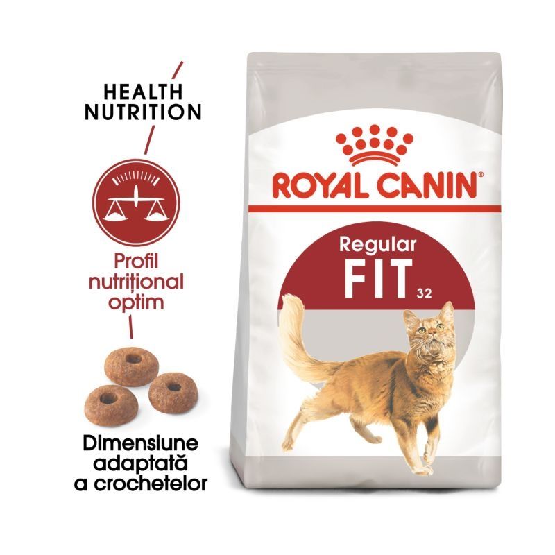 Royal Canin Feline Fit 32, 10 Kg + 2 kg CADOU 32 imagine 2022