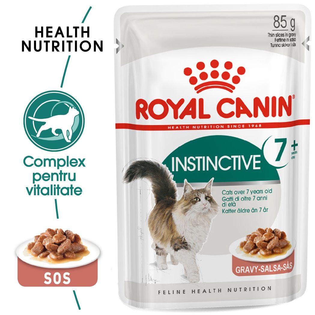 Royal Canin Instinctive 7+ hrana umeda pisica (in sos), 85 g