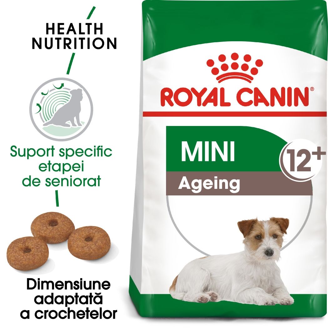 Royal Canin Mini Ageing 12+ hrana uscata caine senior, 1.5 kg 1.5 imagine 2022