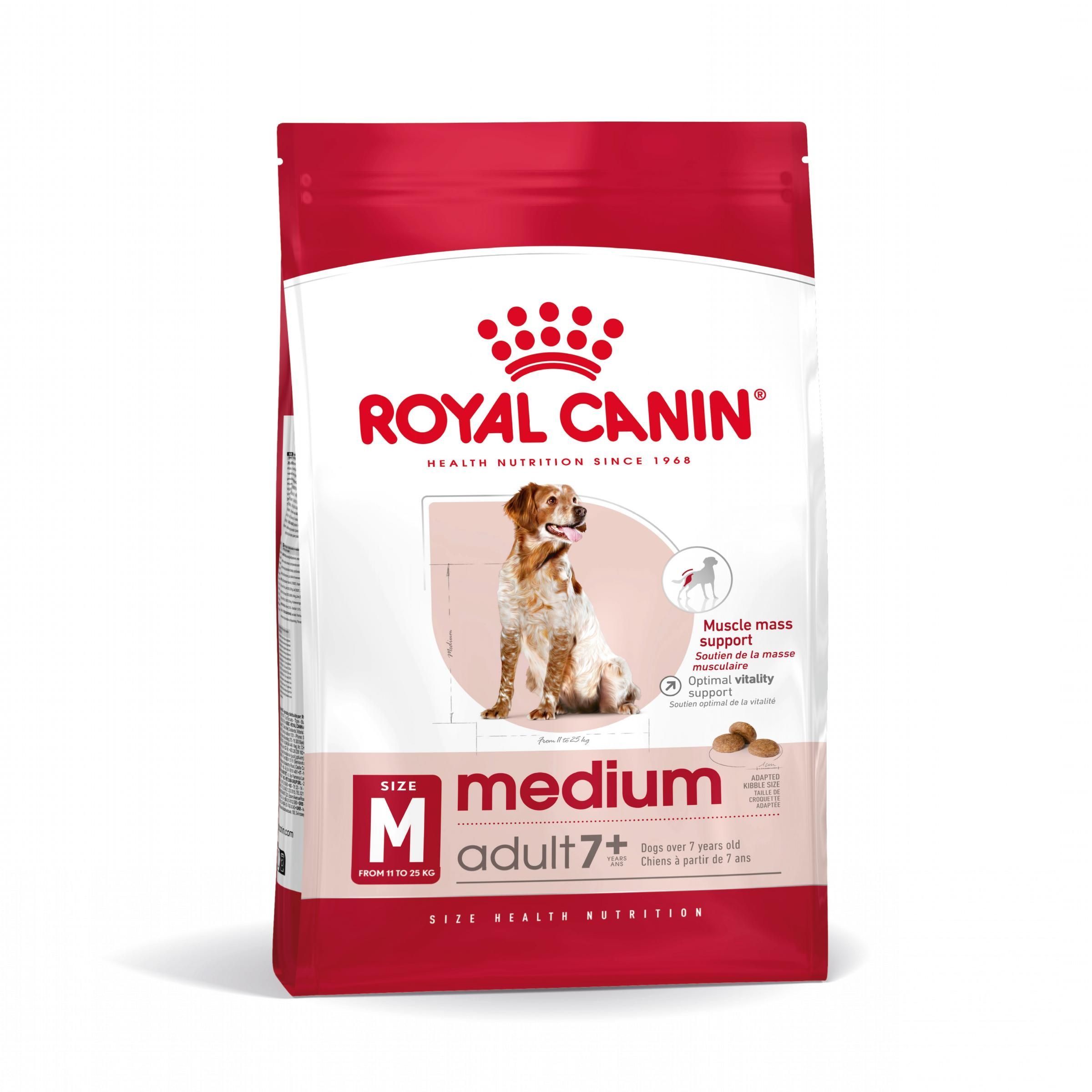 Royal Canin Medium Adult 7+  hrana uscata caine, 4 kg