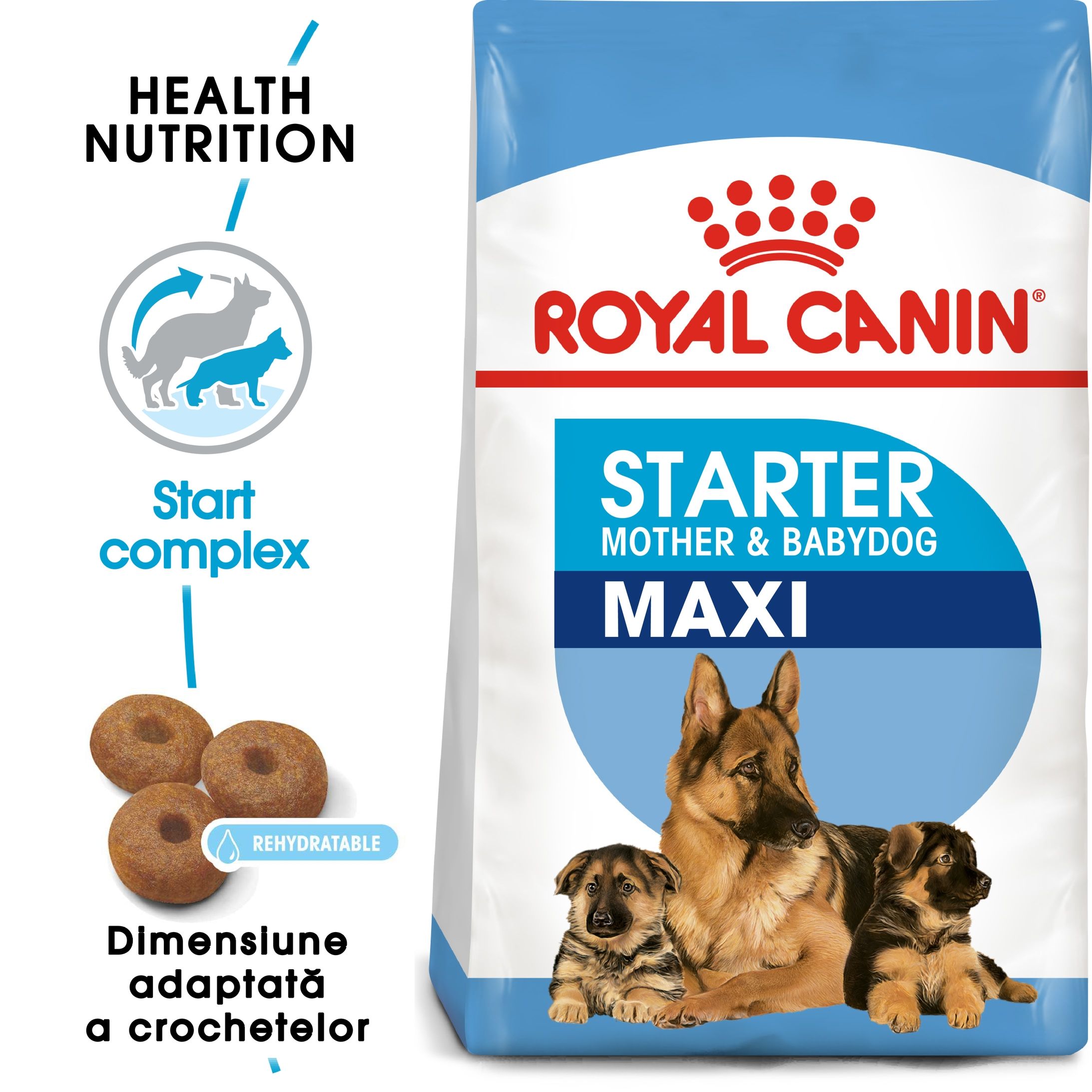 Royal Canin Maxi Starter Mother & Babydog, mama si puiul, hrana uscata caine Babydog