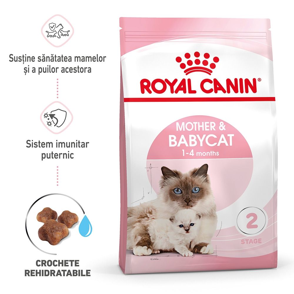 Royal Canin Mother & BabyCat hrana uscata pisica, mama si puiul