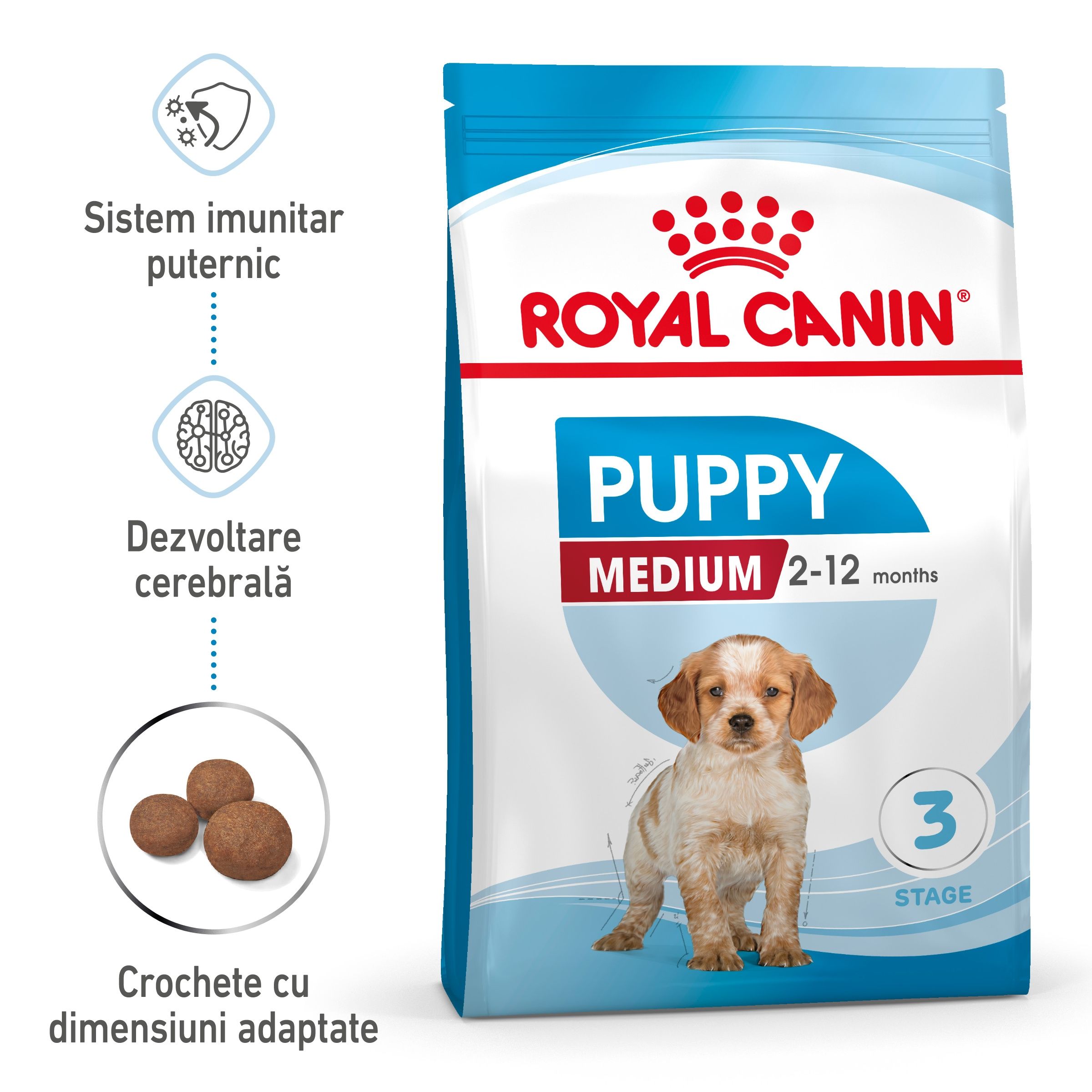 Royal Canin Medium Puppy hrana uscata caine junior, 10 kg
