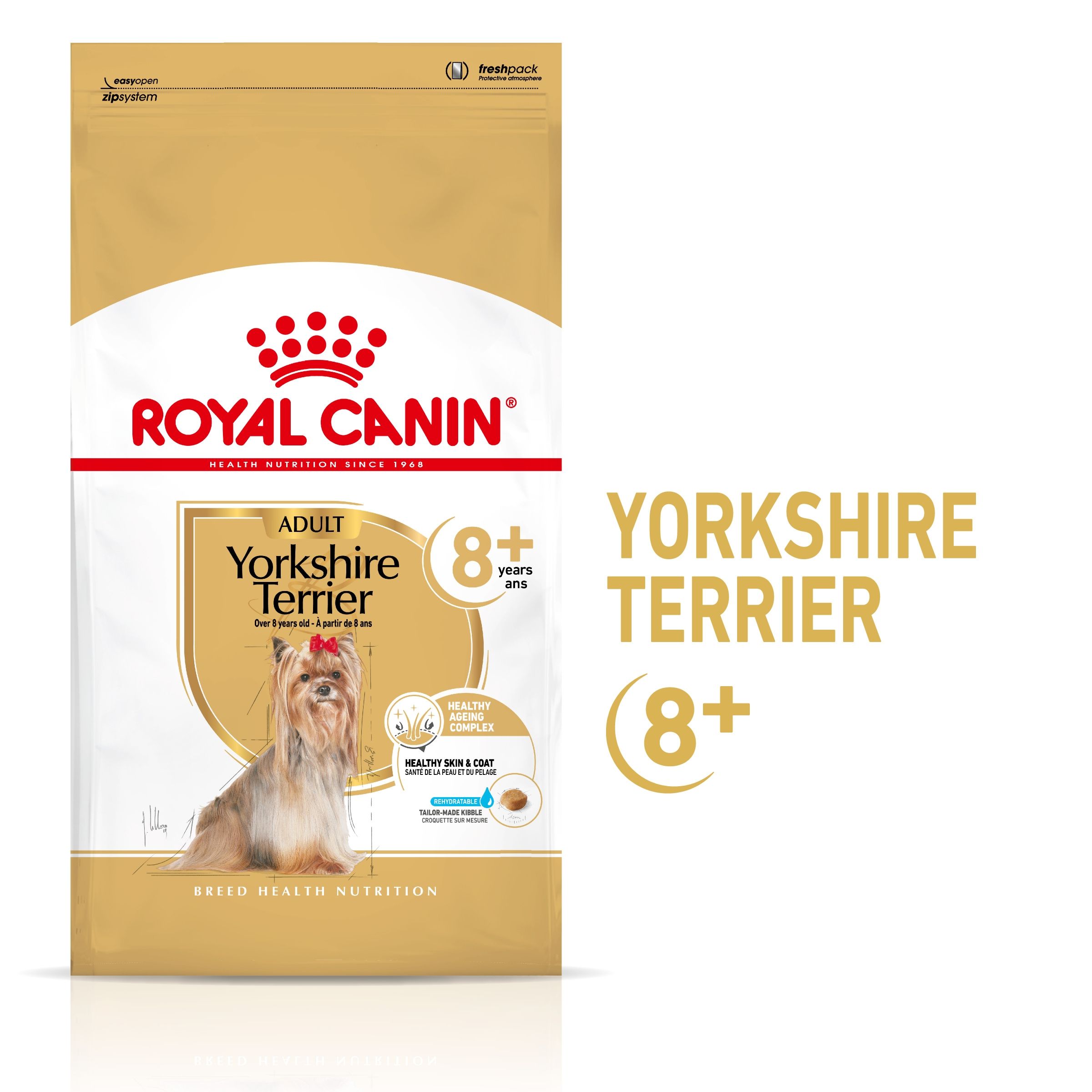 Royal Canin Yorkshire Adult 8+, hrană uscată câini, 1.5 kg 1.5