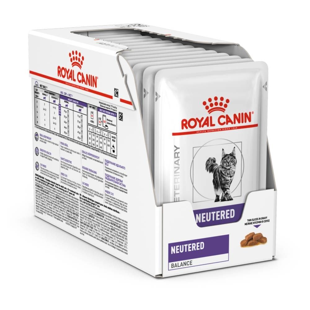 Royal Canin Neutered Weight Balance Cat, 12 Plicuri X 85 G