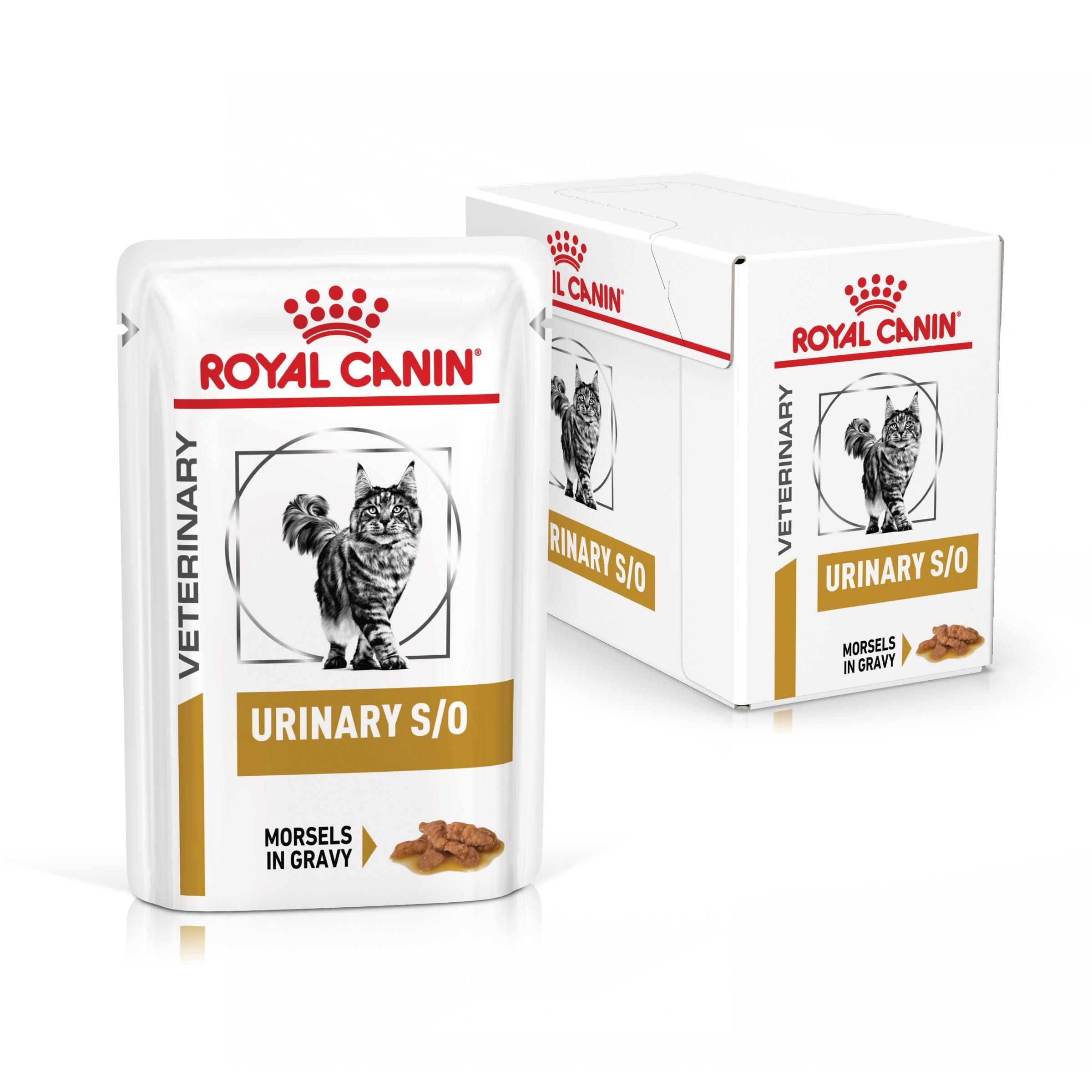 ROYAL CANIN Urinary S/O, dieta veterinara pisici, sistem urinar, (in sos), 12x85 g