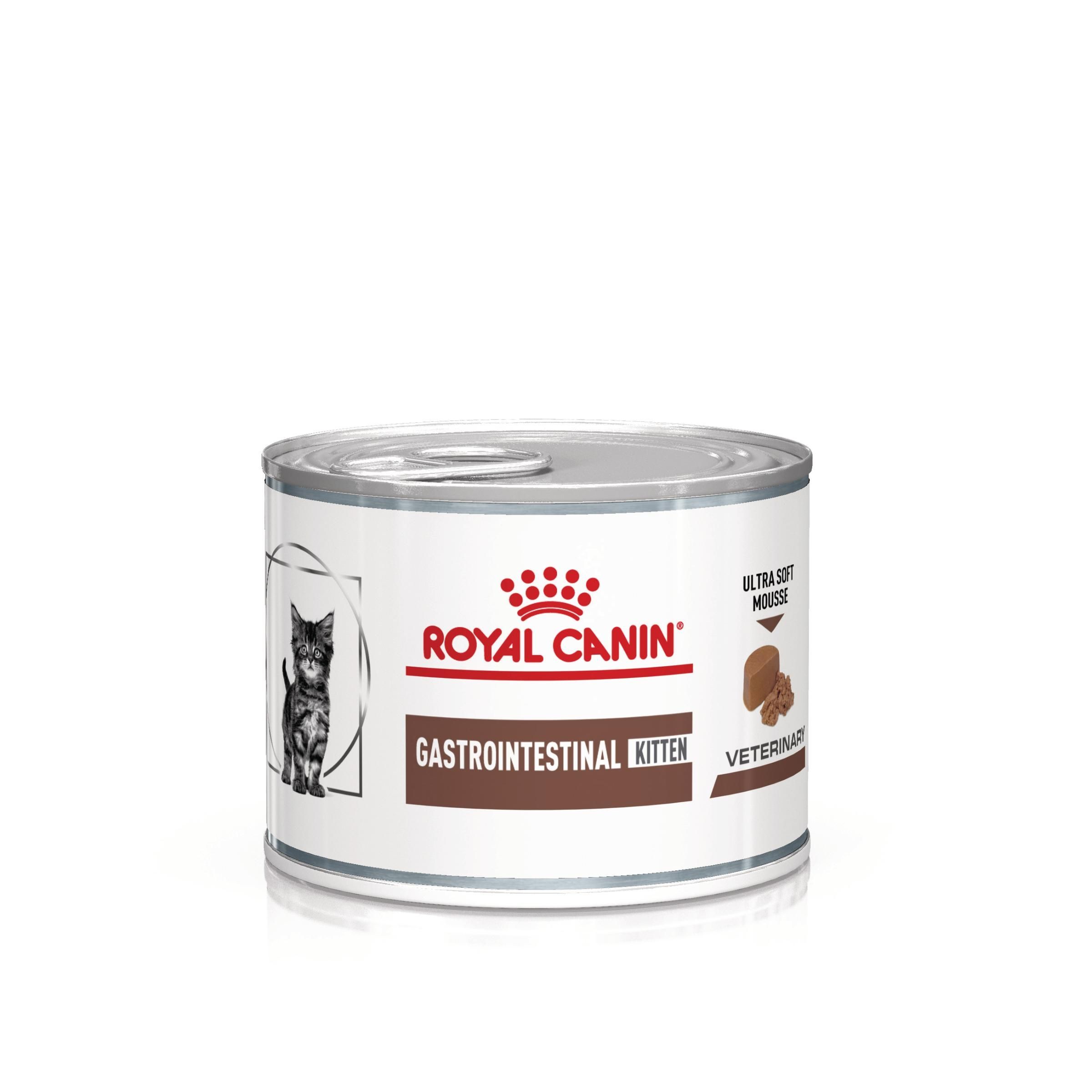 ROYAL CANIN Gastrointestinal Kitten, dieta veterinara, conserva hrana umeda pisici junior, sistem digestiv, (pate), 195 g