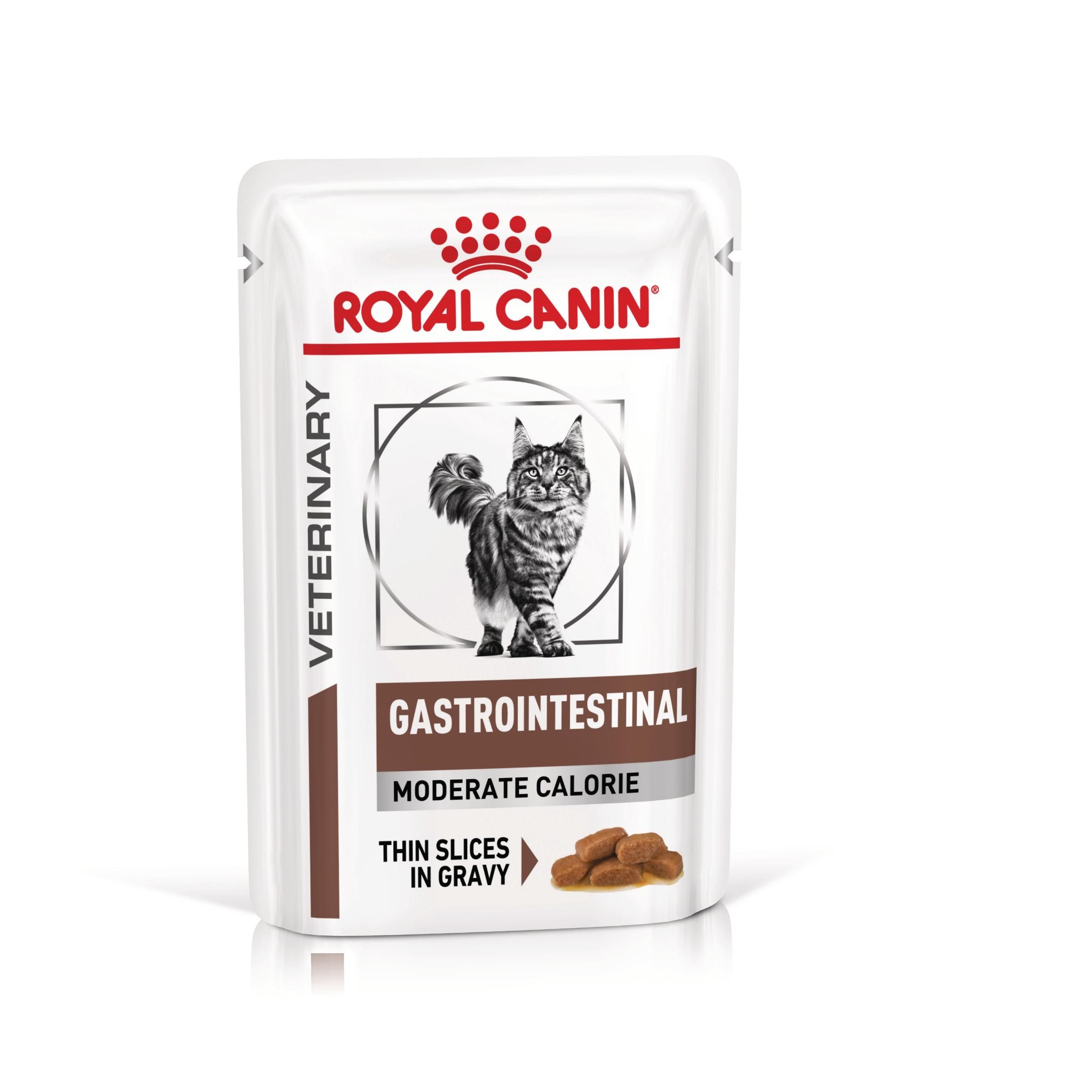ROYAL CANIN Gastrointestinal Moderate Calorie, dieta veterinara pisici, sistem digestiv, (in sos), 85 g