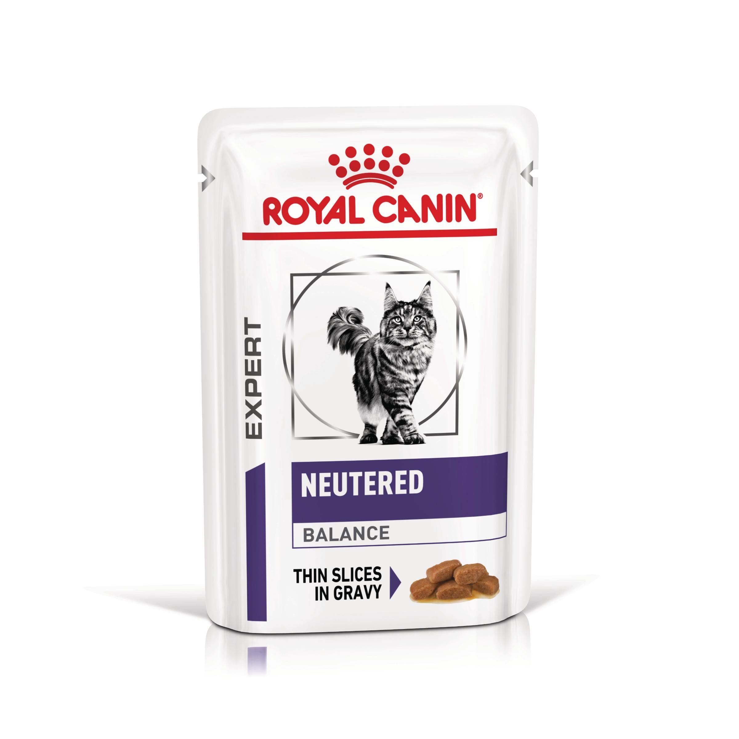 ROYAL CANIN Neutered Weight Balance, dieta veterinara pisici, managementul greutatii, 85 g