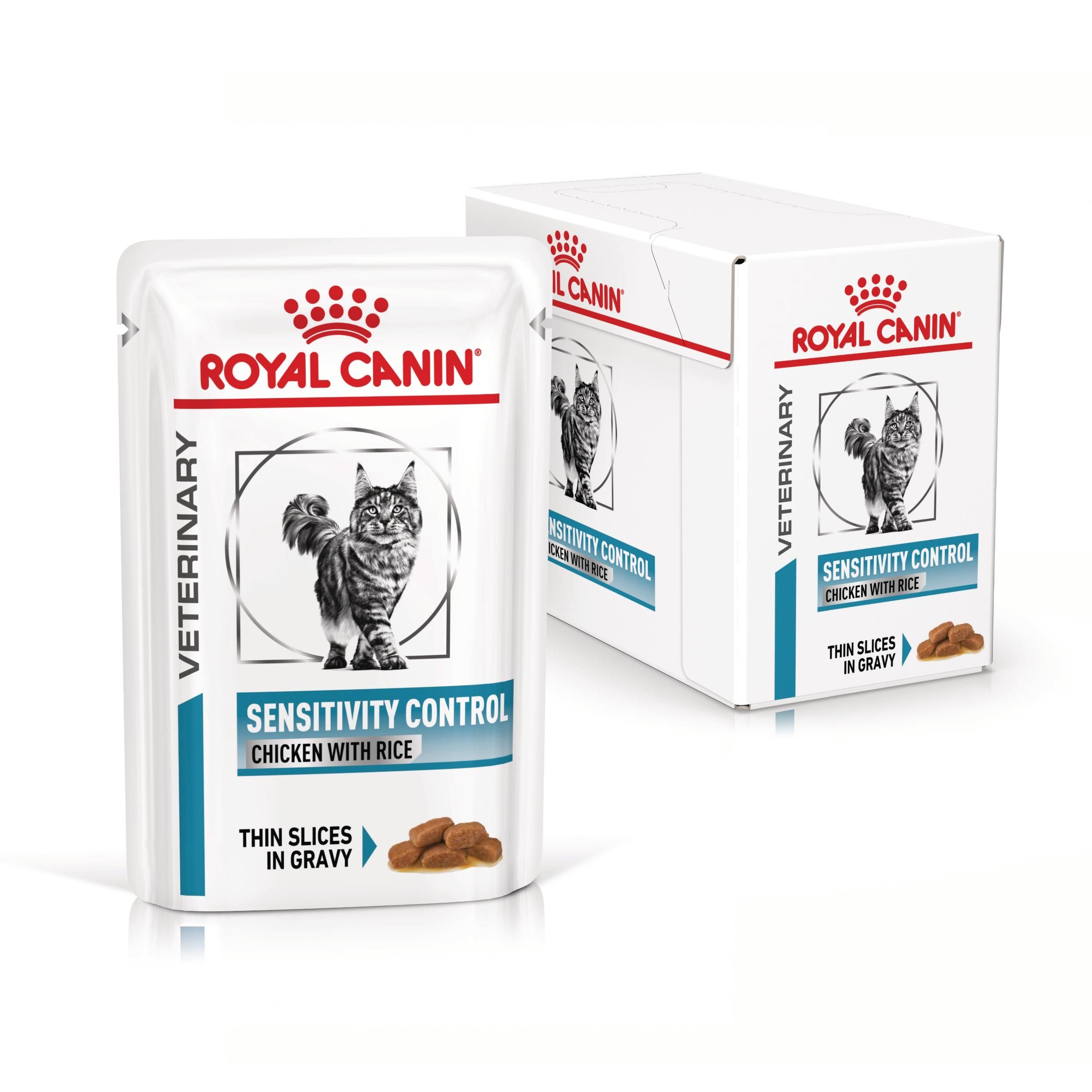 ROYAL CANIN Sensitivity Control, dieta veterinara pisici, afectiuni dermatologice, 12x85 g