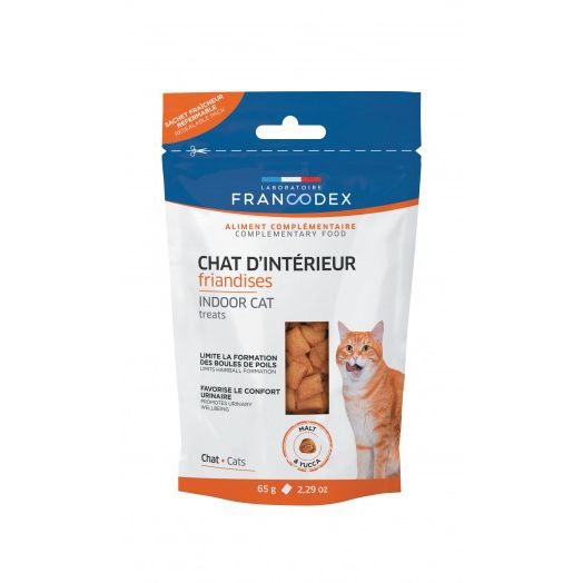 Francodex, Antihairball Snack Cat, 65 g antihairball imagine 2022