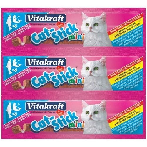 Recompensa pisici, Vitakraft Cat Stick Somon si Pastrav, 18 g Cat imagine 2022