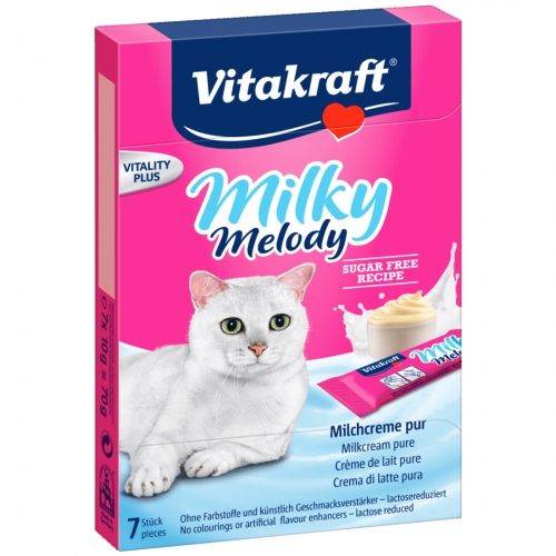 Recompense pentru pisici, Vitakraft Cat Milky Melody, 70 g Cat