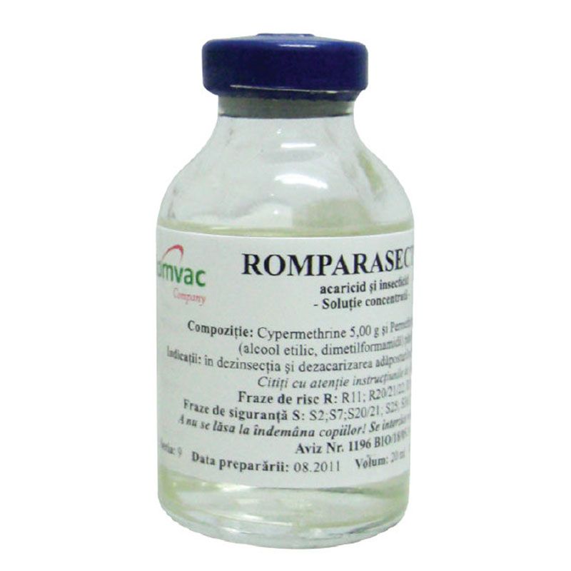 Romparasect 5% Solutie Concentrata, 100 Ml