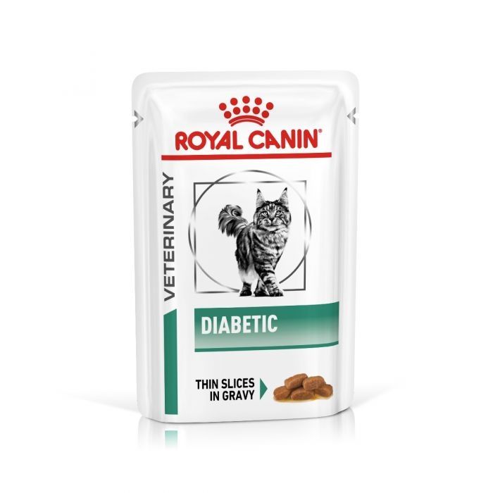 Royal Canin Diabetic Cat, hrana umeda pisica in sos/ gravy, 85 g Canin