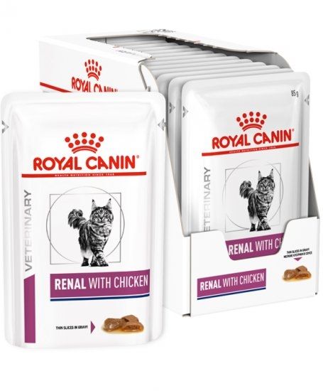Royal Canin Renal Chicken Cat, 12×85 g 12x85