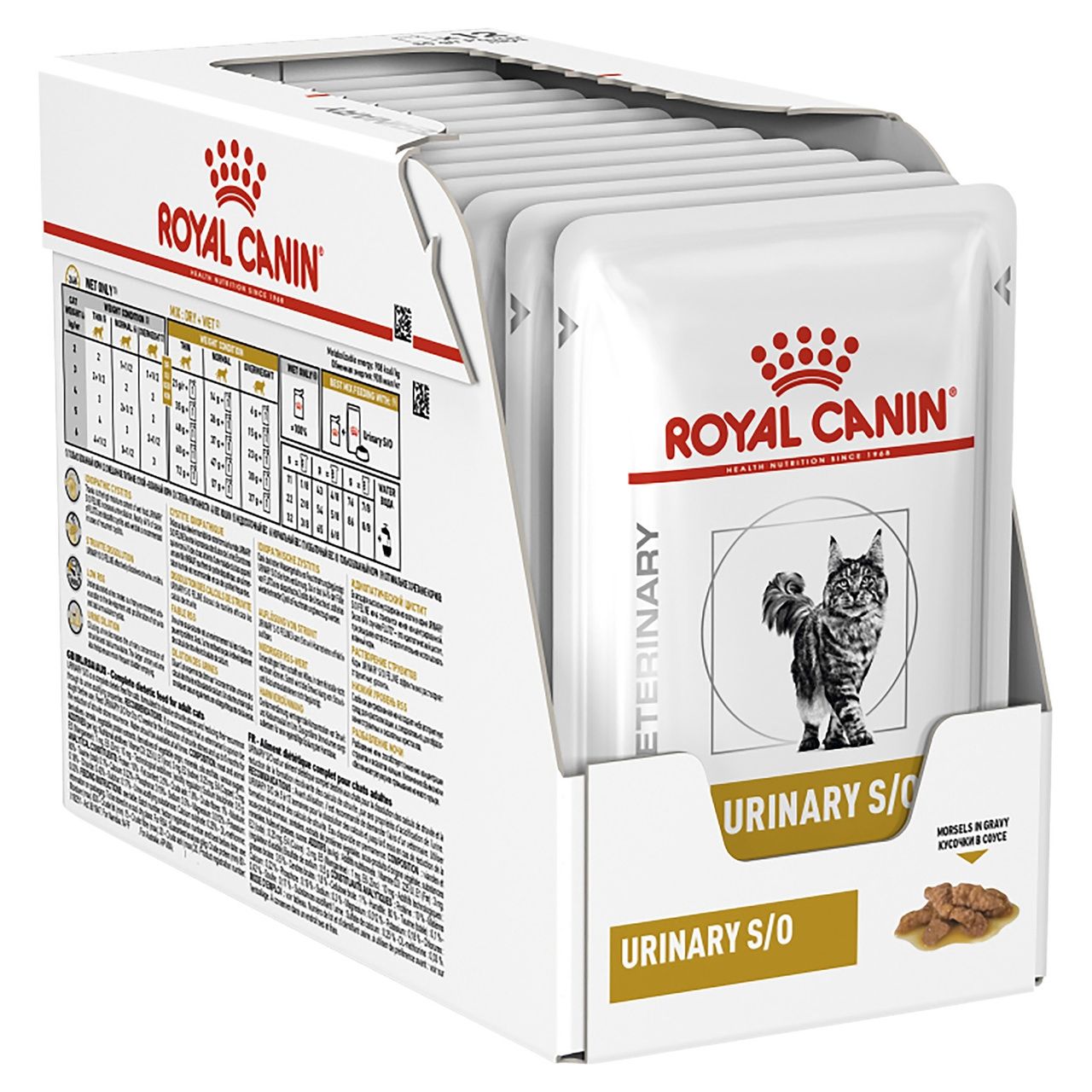 Royal Canin Wet Urinary SO Cat hrana umeda pisica in sos/ gravy, 12×85 g 12x85