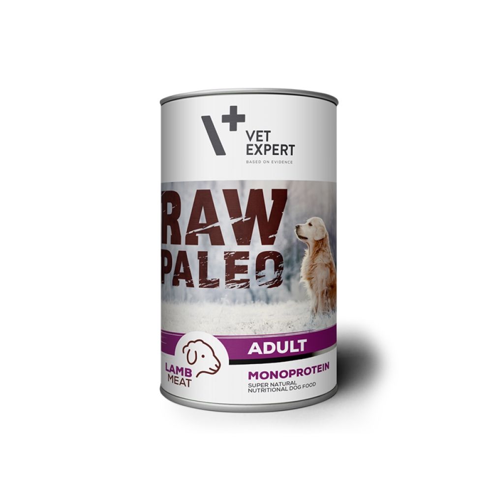 Raw Paleo, Conserva Monoproteica, Adult, Miel, 400 G