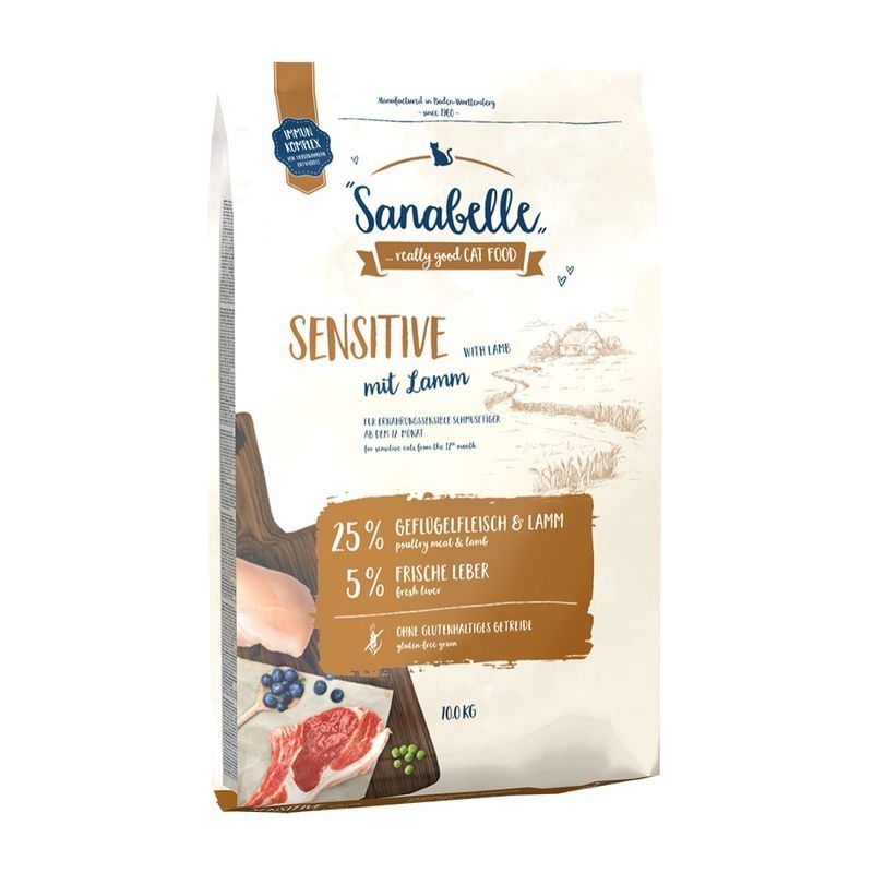 Sanabelle Sensitive cu miel, 10 kg hrană imagine 2022