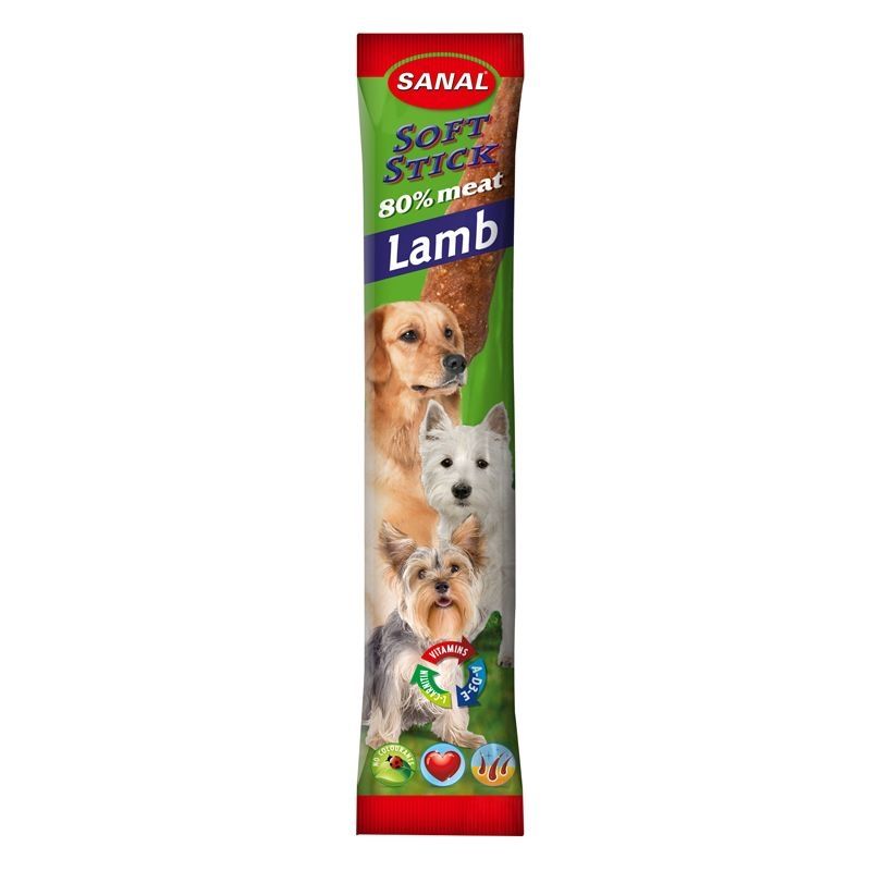 Sanal Dog Softstick Lamb, 12 g Delicii-Caini imagine 2022