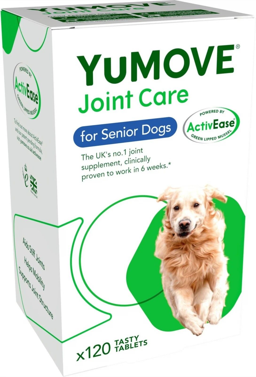 YuMOVE Joint Care for Senior Dogs, 120 tablete