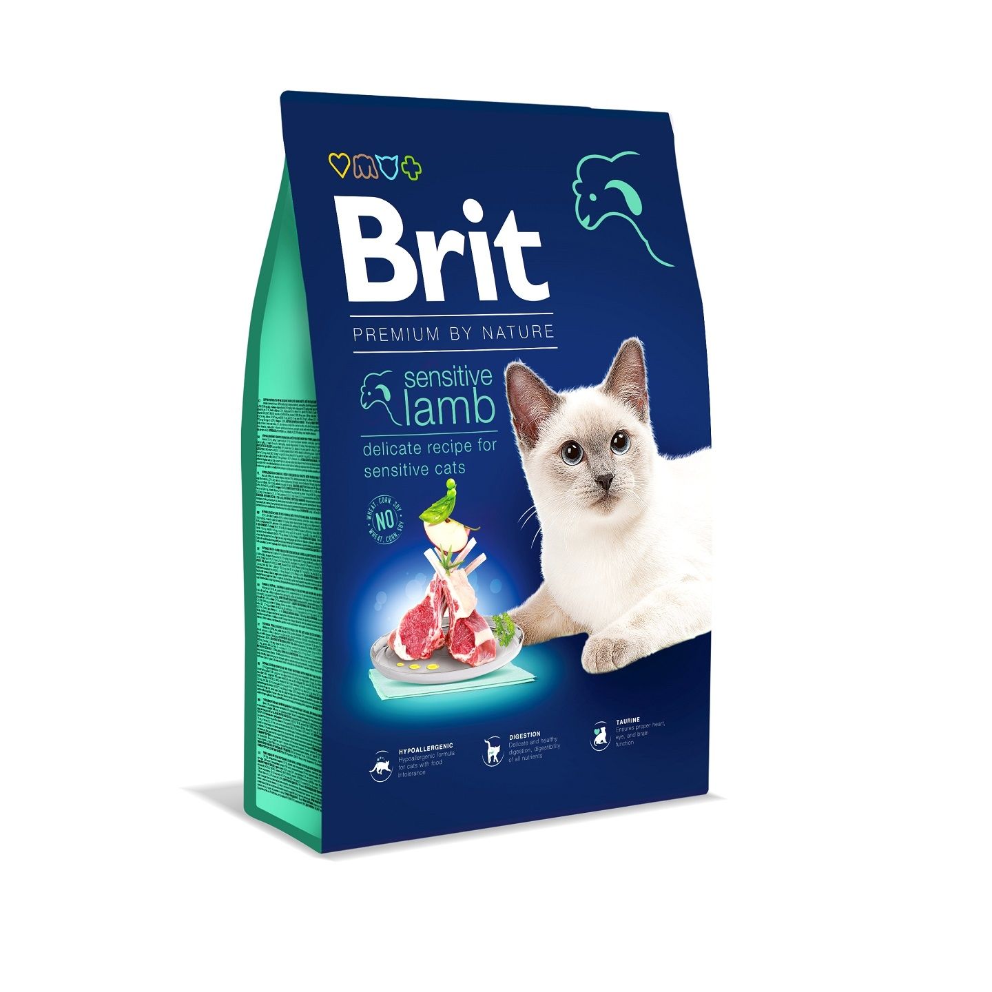 Brit Premium by Nature Cat Sensitive Lamb, 8 kg