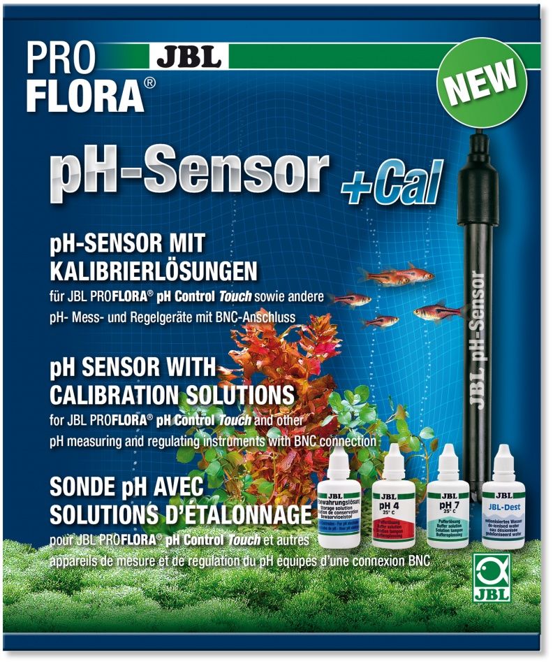 Senzor pH cu solutii calibrare JBL ProFlora pH-Sensor+Cal calibrare imagine 2022