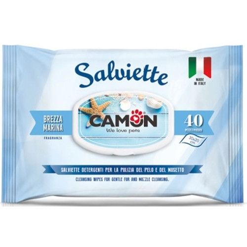 Servetele pentru curatare cu parfum marine, Camon, 40 buc