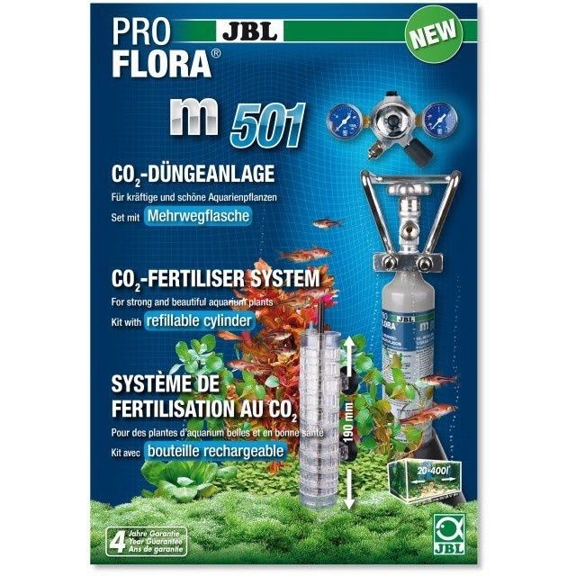 Set fertilizare CO2 JBL ProFlora m501/set Co2