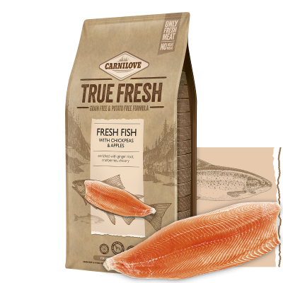 Carnilove True Fresh Fish for Adult Dogs, 4 kg Adult