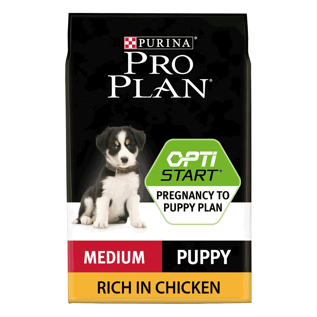 PRO PLAN Dog, Medium Puppy OPTISTART Chicken, 3 Kg