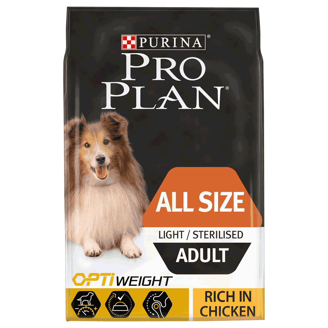 PRO PLAN Dog, Light Weight Management Chicken, 3 Kg