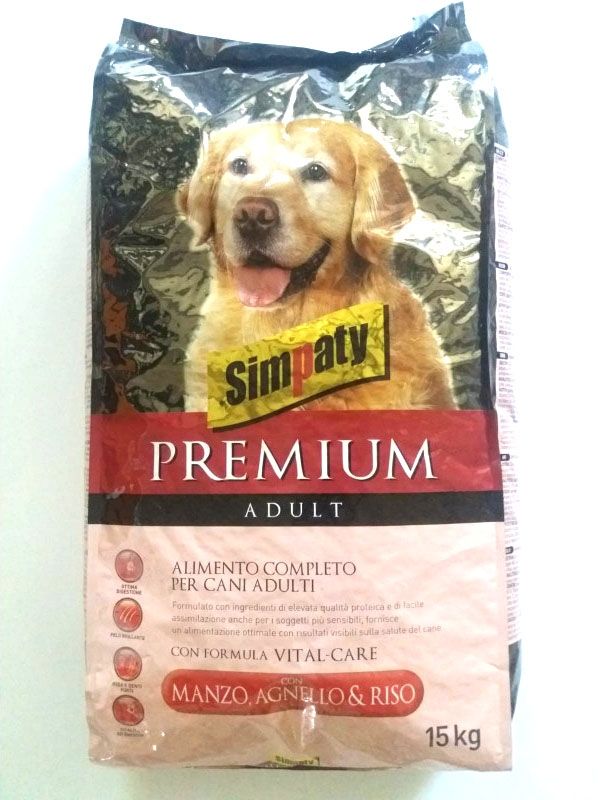 Simpaty Premium Vita, Miel, Orez, 15 kg câini imagine 2022