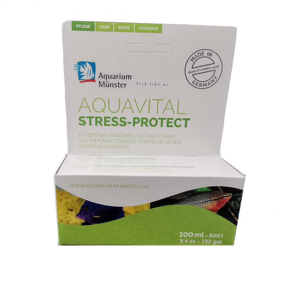 Solutie tratare apa Aquarium Munster Aquavital Stress Protect 100 ml pentru 500 l Fresh/Marin Intretinere Iazuri 2023-09-26